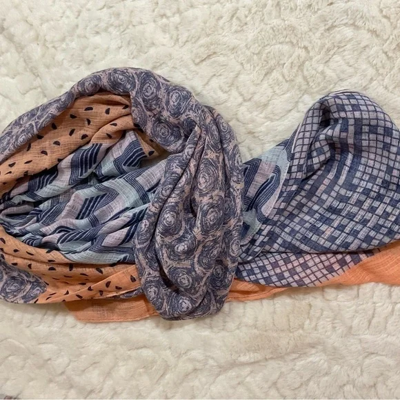 BCBGGeneration Multicolored Print Scarf - Picture 7 of 7